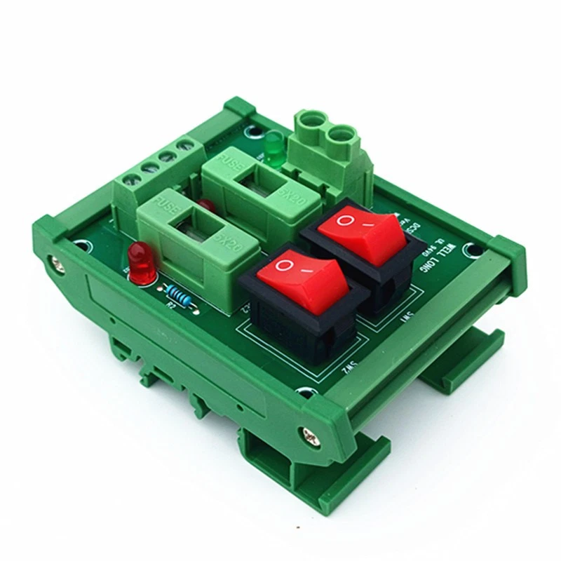 DIN Rail Mount 2 Position Switch DC Power Distribution Strip Module Fuse Splitte - Image 3 of 4