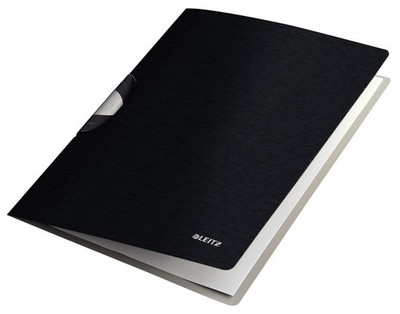 LEITZ Klemmhefter ColorClip Style DIN A4 PP satin schwarz