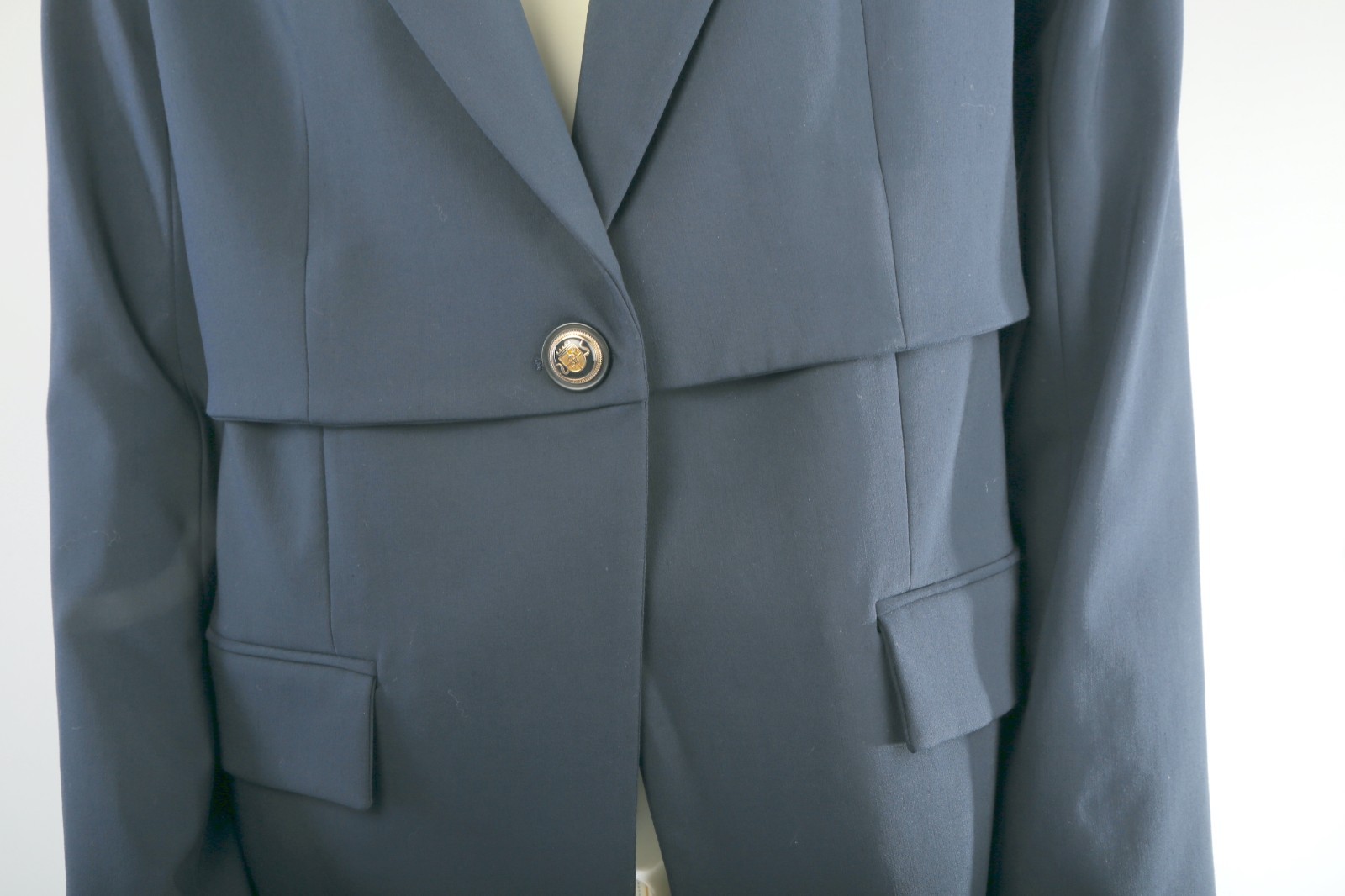 Veronica Beard Navy Dickey Single Button Blazer J… - image 6