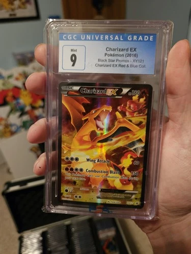 Charizard EX XY121 Black Star Promo FULL ART HOLO PROMO CGC 9