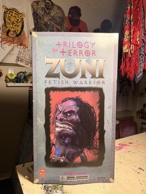 2004 ''Trilogy of Terror'' Movie ZUNI FETISH WARRIOR DOLL 13  Majestic DAN CURTIS