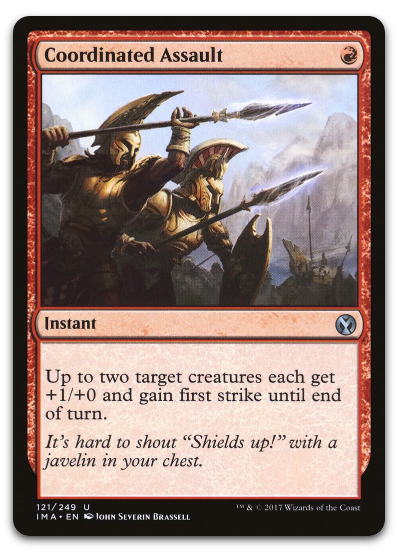 Coordinated Assault #121 (NM) Iconic Masters IMA Magic MTG