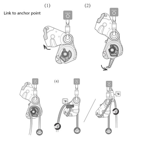 Multiple Use Climbing Rappel Equipment With Regulable Speed Durability - Picture 5 of 8