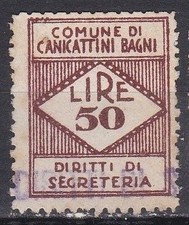 CANICATTINI BAGNI - Marca municipale