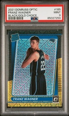 2021 PANINI DONRUSS OPTIC #185 FRANZ WAGNER BLACK/GOLD CHOICE
