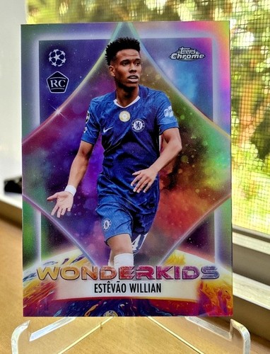 Estevao Willian #WK-3 2025 Topps Chrome UEFA Wonderkids card