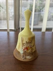 FENTON CUSTARD SATIN MADE FOR NORMAN ROCKWELL BELL 1982 No. 321