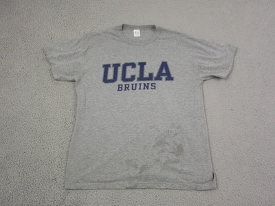 Vintage UCLA Bruins Mens Shirt Medium Gray College Athletic Graphic NCAA Y2K *