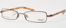 Inface Danish Design if 8208-646 Brown UNIQUE RARE EYEGLASSES 49-16-135 (NOTES)