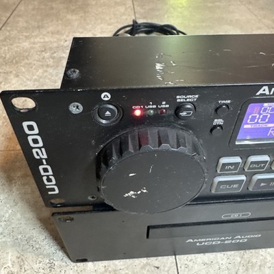 American Audio UCD-200 MKII DJ Controller CD Player WITH CABLE