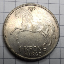 Norwegen  1 Krone, 1968 ## K1-A10