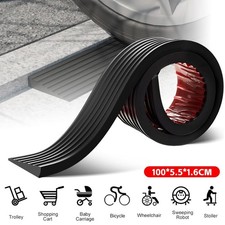 Rubber Door Threshold Ramp Self-Adhesive Rubber Ramp for Door Threshold 100cm
