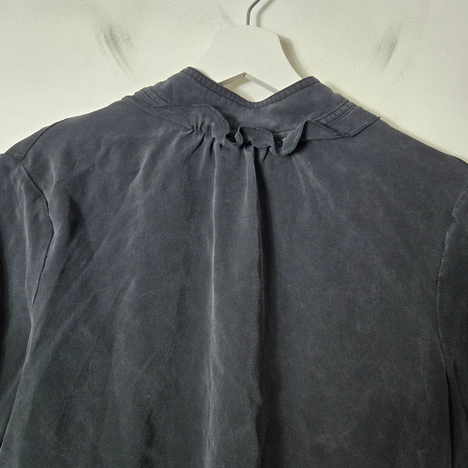 Derek Lam 12 码丝绸长袖高领绑带上衣 — 第 4/4 张图片