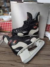 Bauer Vapor 2 Retro Vintage Ice Hockey Ice Skates Size 8 UK Vgc Boxed Rare