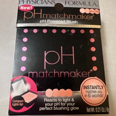 Physicians Formula pH Matchmaker pH Powdered Blush Natural 7559 Lighted Compact