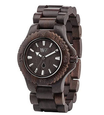 WEWOOD DATE BROWN WOODEN WATCH 100% NATURAL WOOD HYPOALLERGENIC BRAND NEW IN BOX