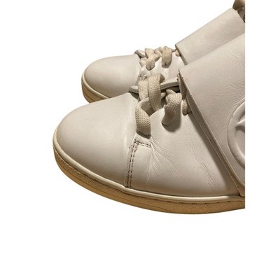 White Louis Vuitton Frontrow Sneakers Women's US 6 EU 36.5 Authentic