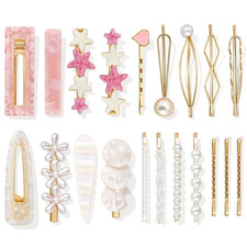 20 Pcs Decorative Hair Clips, Fashion Hair Accessories Wedding Bobby Hair Pins C