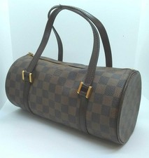 Borsa Louis Vuitton Marrone Papillon 26 N51304 Pelle Damier Leggeri segni di ...