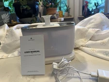 PETLIBRO - Dockstream Stainless Steel 2.5L Cat and Dog Drinking Fountain White