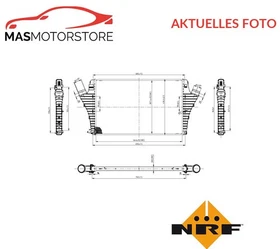 LADELUFTKÜHLER KÜHLER LADELUFT NRF 30858 A FÜR SAAB 9-3,9-3X 2L,2.2L,1.8L