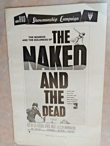 1958 THE NAKED & THE DEAD W/ ALDO RAY, CLIFF ROBERTSON & LILI ST. CYR.-PRESSBOOK