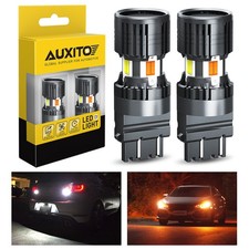 Error Free Whiteamber 3157 Led Drl Switchback Turn Signal Parking Light Bulbs