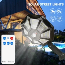6500K 168LED Flood Lights Solar Lights Outdoor Waterproof,Outdoor Motion Sensor.