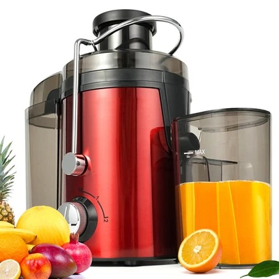 EUMATY Entsafter elektrische Saftpresse Edelstahl 1000W Presse Obstpresse elektrisch