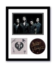 Bullet For My Valentine Autograph Signed 11x14 Framed CD Photo Self-Titled ACOA