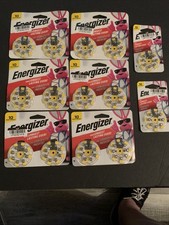 8-Pack Lot of 112 Energizer Size 10 Hearing Aid Batteries AZ10DP-16
