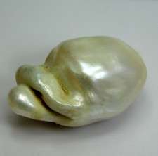 20.50 Ct Natural Baroque Pearl 22.7x14.8x12.7 mm Genuine Loose White Cream Moti