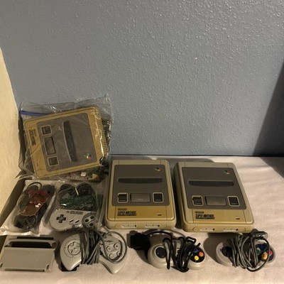 Super Nintendo Entertainment System Videospielkonsole SNES Grau DEFEKT Konvolut