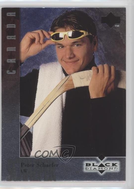 1996-97 Upper Deck Black Diamond Rookie RC Peter Schaefer #88 Single Diamonds