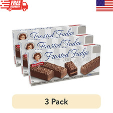 Little Debbie Frosted Fudge Cakes 8 Count 12 oz Snack Cakes 3 Pack