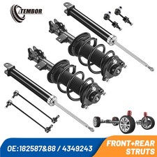 For 2012-2014 Hyundai Sonata 2.0l 2.4l Front Struts Rear Shocks Sway Bars Kit