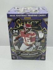 2025 Panini Select Football Blaster Box - Factory Sealed - Look for Zebra Shock