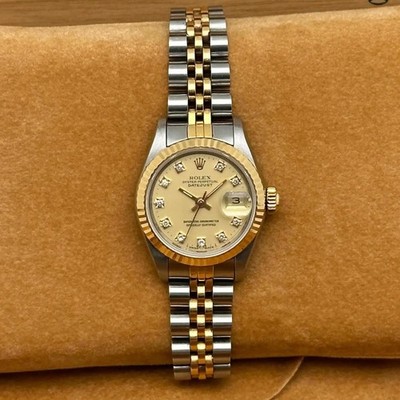 Rolex Datejust 26mm 18k Gold Gold Factory Diamond Dial Ladies