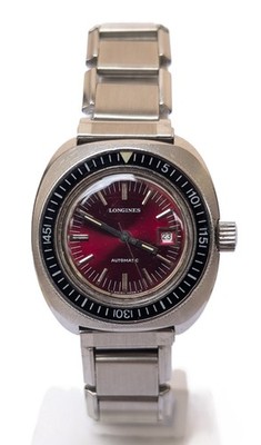 Longines Diver Baby Panerai Edelstahl 32mm Ultra Rare Uhr Swiss