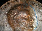 1977-P penny with errors - offcenter &  head shadows — photo 5