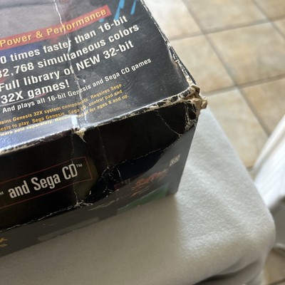 Sega 32X Console Original Empty BOX and Cardboard PACKAGING ONLY