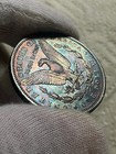 1894-O SILVER MORGAN DOLLAR - RAINBOW TONED ~ NO RESERVE — photo 1