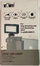 Mini 18-LED Light for Vlog Shooting Live Streaming Recharge  KIWI  New in Box