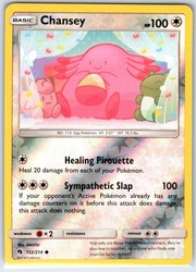 Chansey 152/214 Lost Thunder Reverse Holo