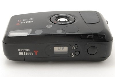 Read! [Exc+5] Kyocera Slim T 35mm Point & Shoot Film Camera From