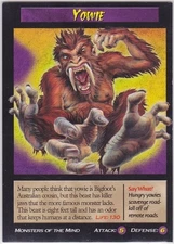 Yowie (Australian Mythical Creature) Weird & Wild Creatures TCG Trading Card