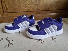 Sneaker Schuhe Mädchen Größe 23 Adidas Lila Weiß Kinder Schuhe Sport Wie Neu