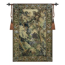 Tapestry Green Forest Landscape Vintage Tapestry Wall Hanging 100% Cotton Siz...