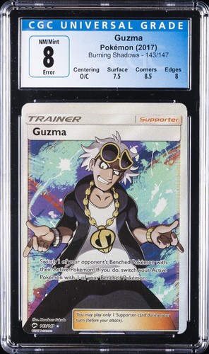 Guzma graded CGC 8 for sale on eBay