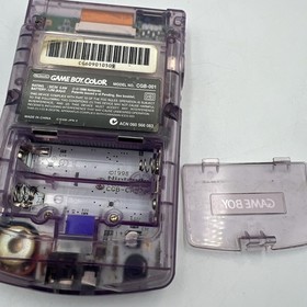 Nintendo Game Boy Color Handheld  - Atomic Purple GameBoy System CGB-001 - Case